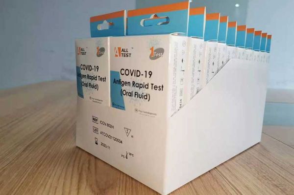 Alltest COVID-19 Antigen Rapid Test - Antigen Spucktest für Laien 1er Packung 