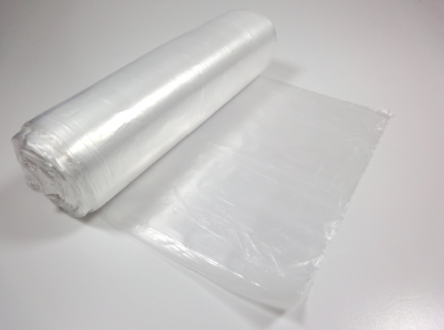 Müllbeutel 25 Liter HDPE transparent-natur dünn 540x550mm 4,5µ
