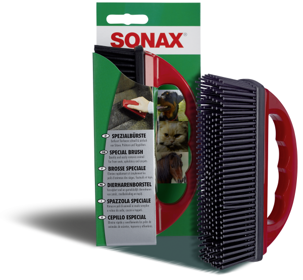SONAX SpezialBürste zur Entfernung von Tierhaaren
