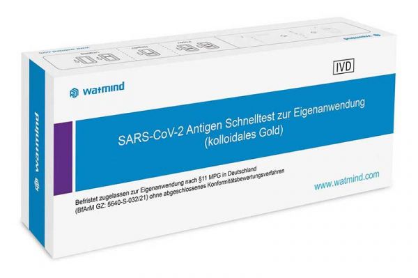 SARS-CoV-2 Antigen Schnelltest zur Eigenanwendung (kolloidales gold) von Watmind günstig kaufen im 1er Pack