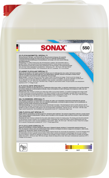 SONAX Flockungsmittel Spezial F1 25l