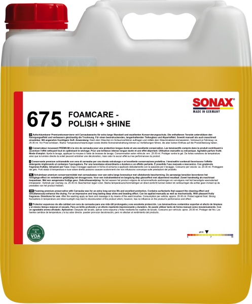 SONAX FoamCare Polish+Shine 10l