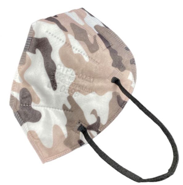 CTPL FFP2 NR Maske mit CE0598 - camouflage - einzeln verpackt