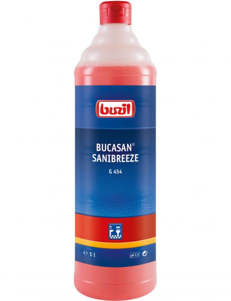 Buzil Bucasan Sanibreeze G 454 Sanitärunterhaltsreiniger auf Säurebasis mit Geruchsblocker