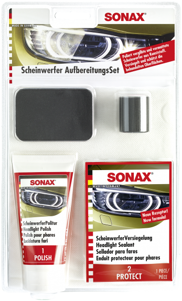 SONAX Scheinwerfer AufbereitungsSet 85ml