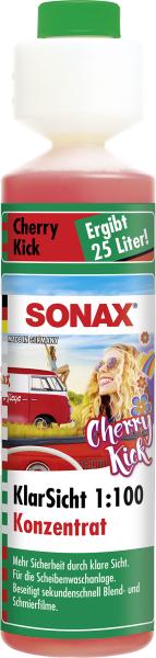 SONAX KlarSicht 1:100 Konzentrat Cherry Kick 250ml