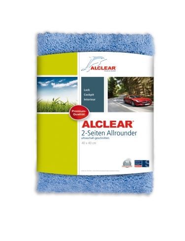 ALCLEAR Ultra-Microfasertuch 2-Seiten Allrounder 40x40cm