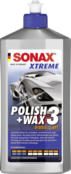 SONAX XTREME Polish+Wax 3 Hybrid NPT 500ml