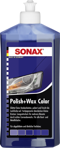 SONAX Polish+Wax Color blau 500ml