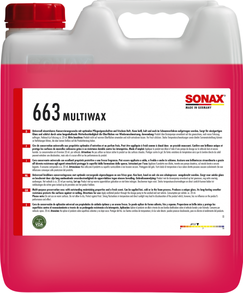 SONAX MultiWax 10l