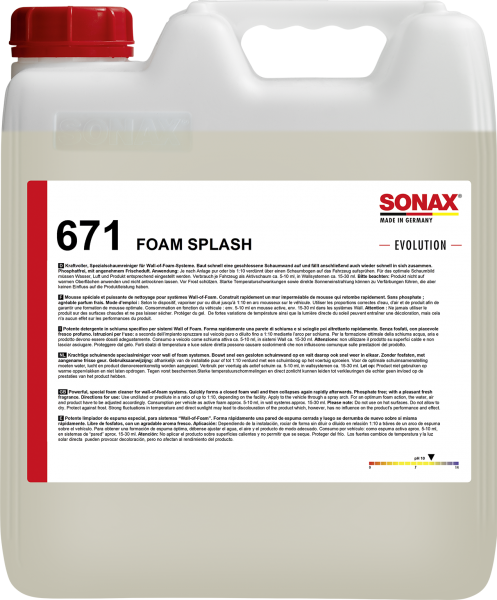 SONAX FoamSplash -EVOLUTION- 10l