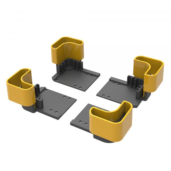 Vermop Stoßschutz-Set Plus (4 Stk.), gelb
