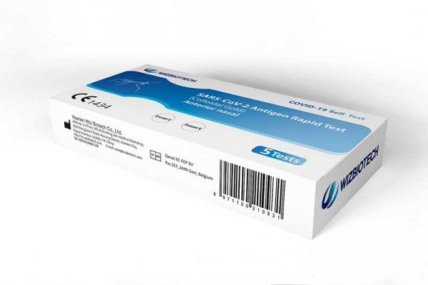 Wiz Biotech SARS-CoV-2 Antigen Schnelltest - nasal Laientest 5 Stück günstig online kaufen